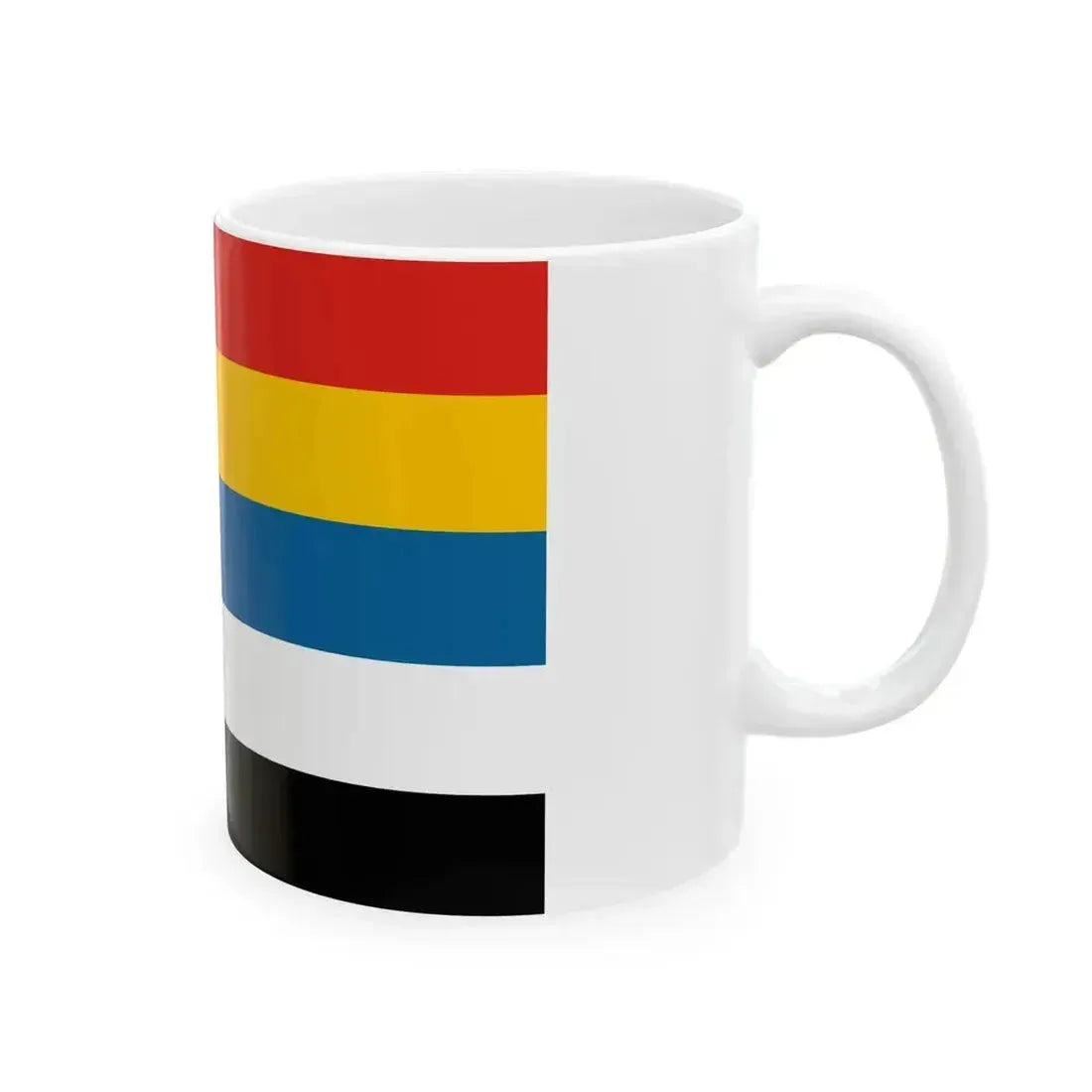 Flag of China 1912-1928 3-2 (China) White Coffee Mug - Go Mug Yourself