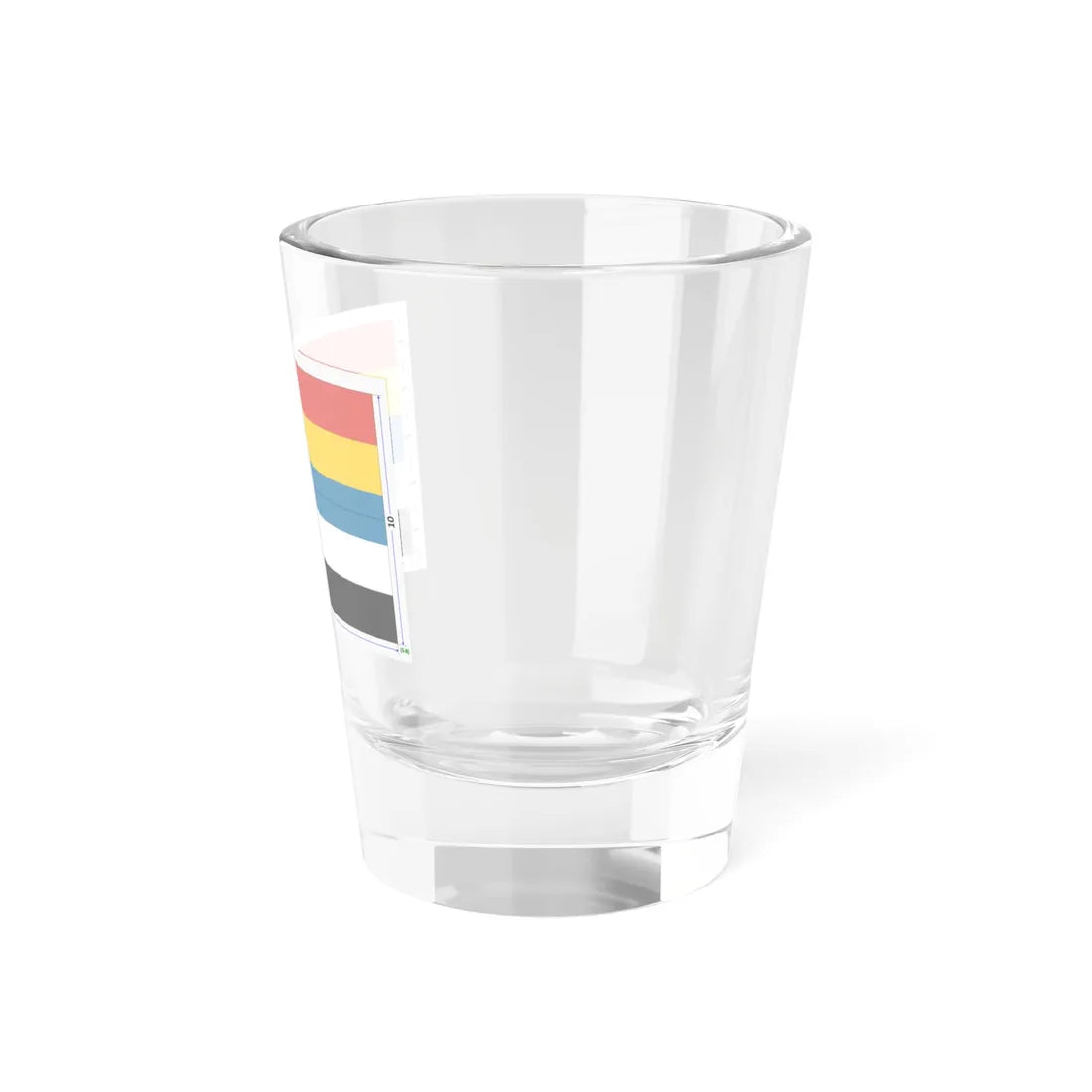 Flag of China 1912-1928 construction sheet (China) Shot Glass 1.5oz - Go Mug Yourself