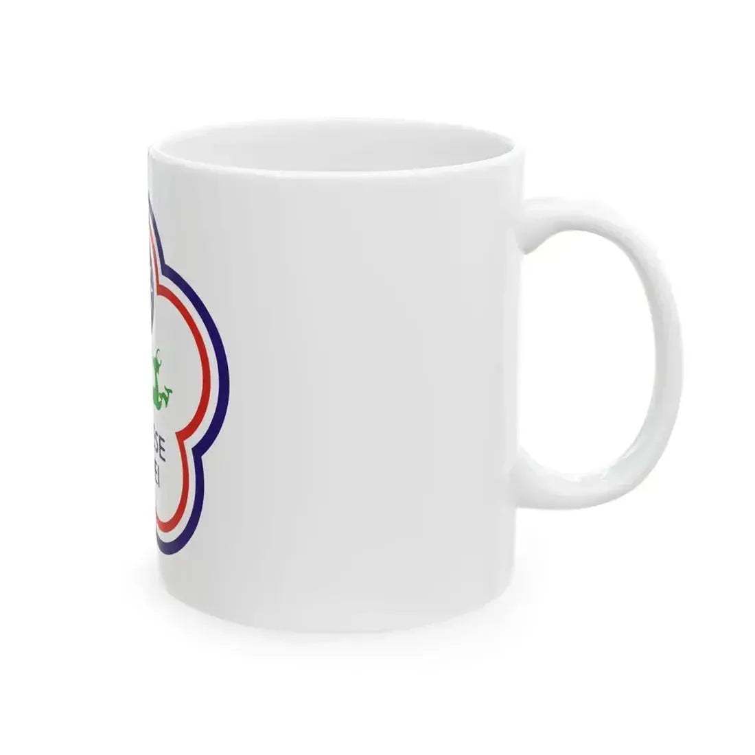 Flag of Chinese Taipei for Deaf 1997-2019 (China) White Coffee Mug - Go Mug Yourself