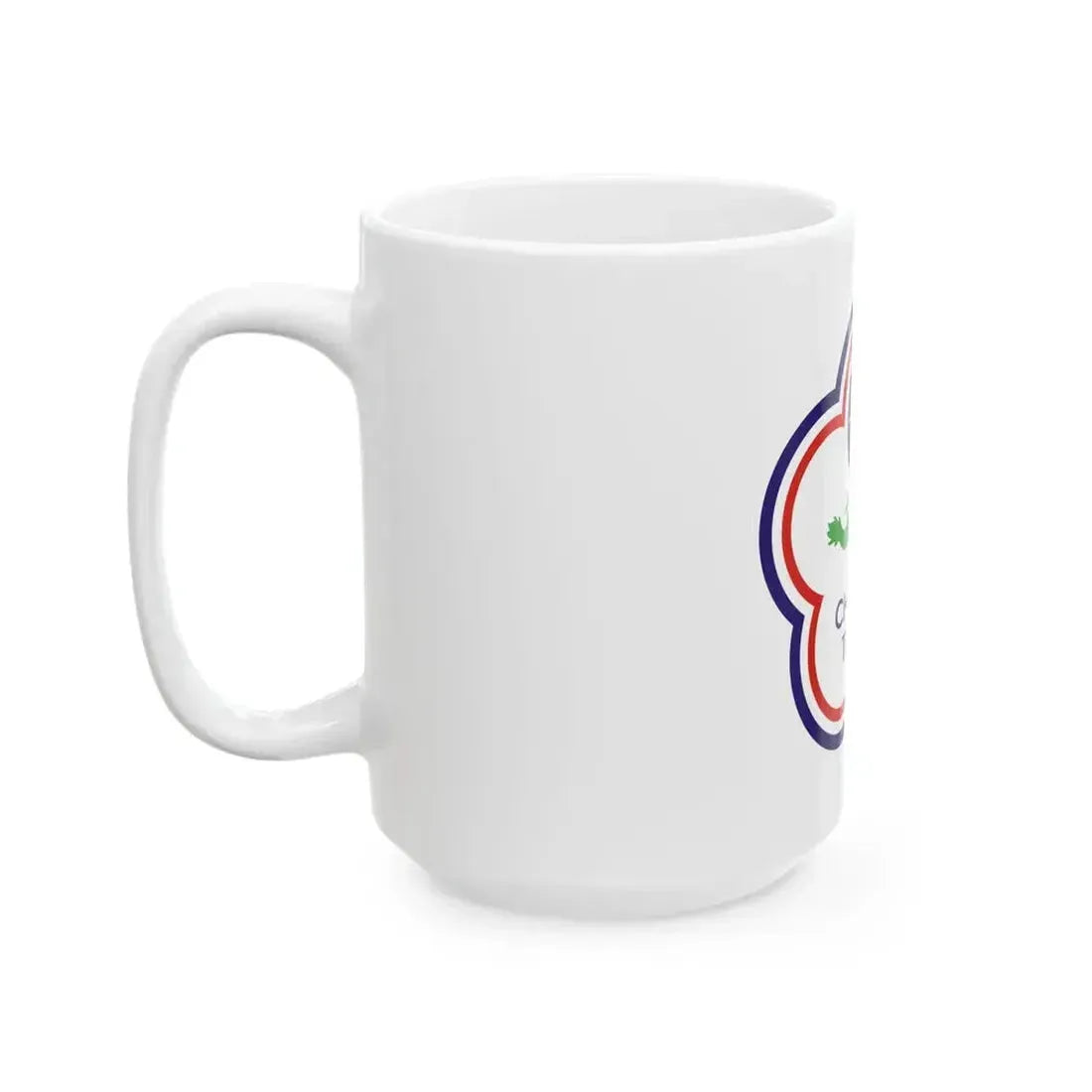 Flag of Chinese Taipei for Deaf 1997-2019 (China) White Coffee Mug - Go Mug Yourself