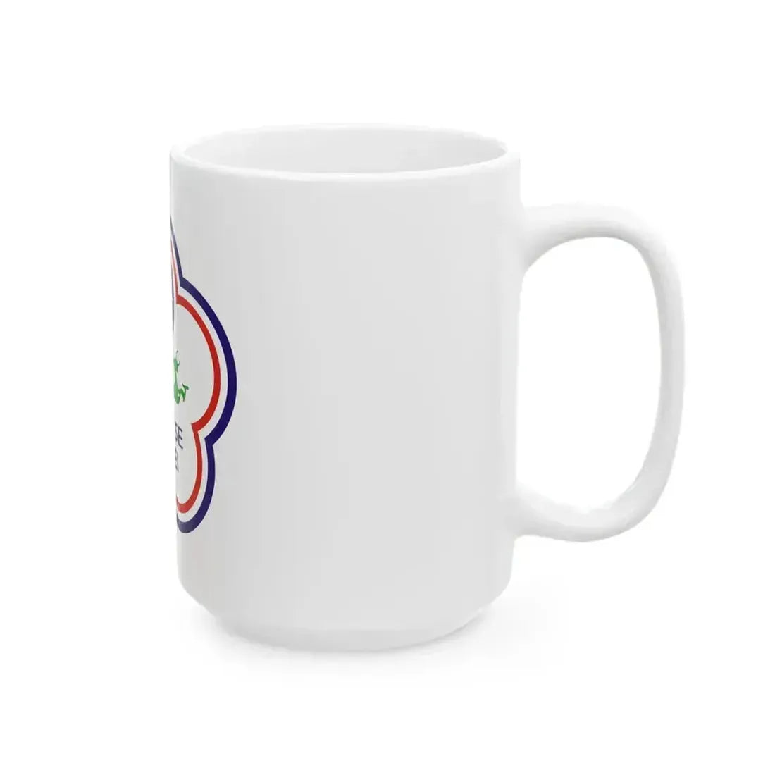 Flag of Chinese Taipei for Deaf 1997-2019 (China) White Coffee Mug - Go Mug Yourself