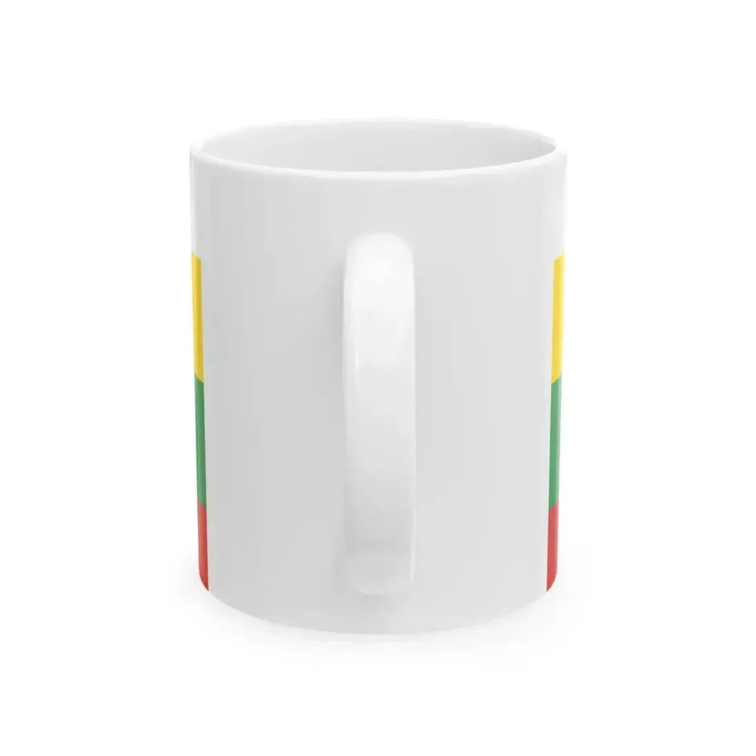 Flag of Chitinsky rayon 2014 (Russia) White Coffee Mug - Go Mug Yourself
