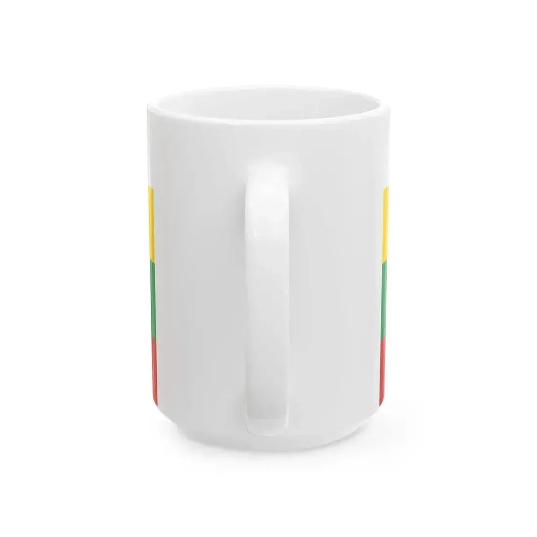 Flag of Chitinsky rayon 2014 (Russia) White Coffee Mug - Go Mug Yourself