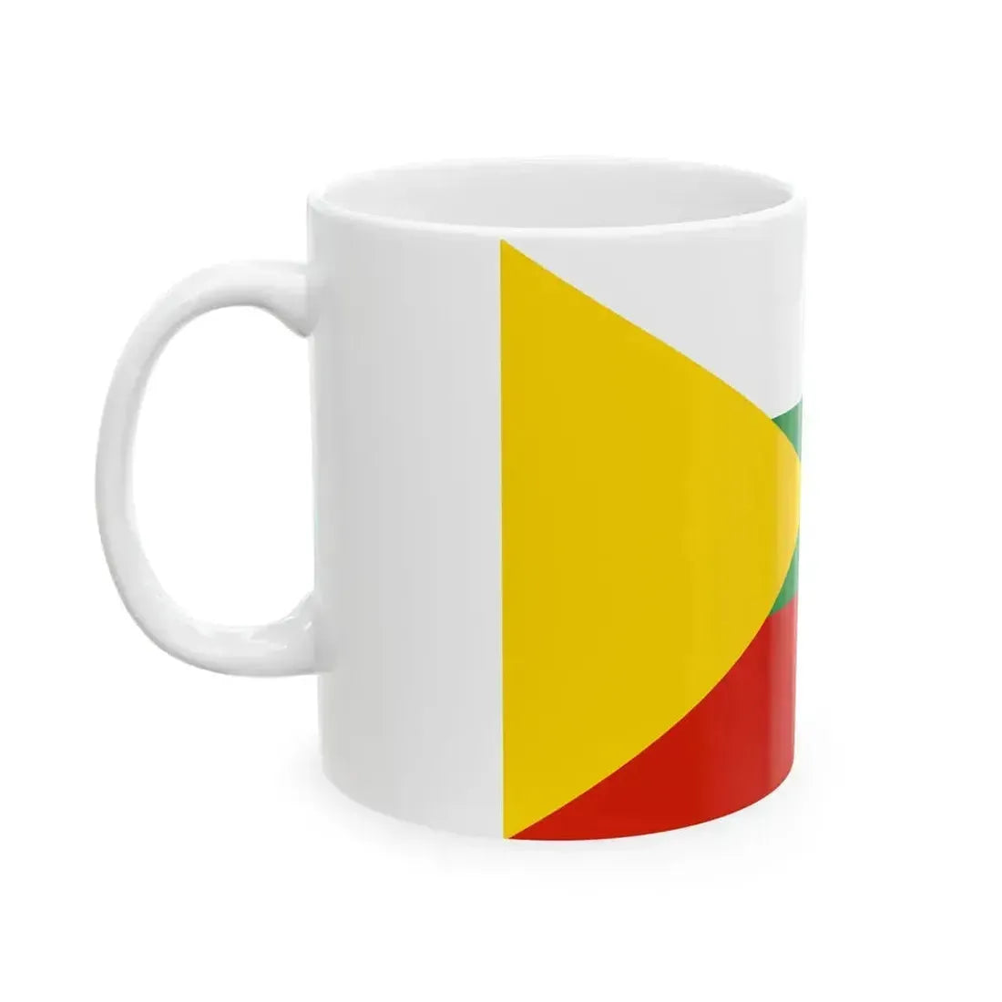 Flag of Chitinsky rayon 2016 (Russia) White Coffee Mug - Go Mug Yourself