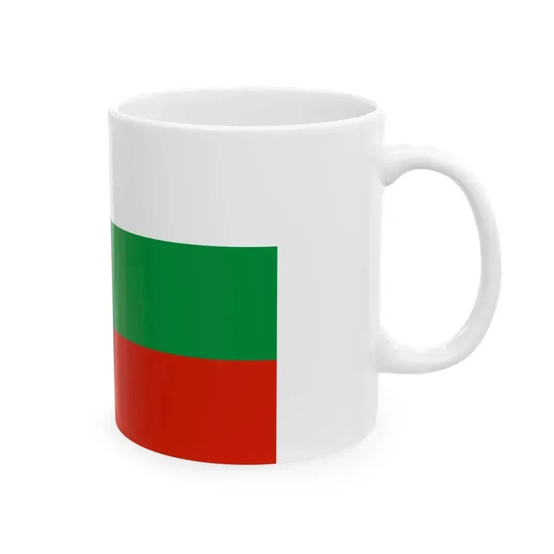 Flag of Chitinsky rayon 2016 (Russia) White Coffee Mug - Go Mug Yourself