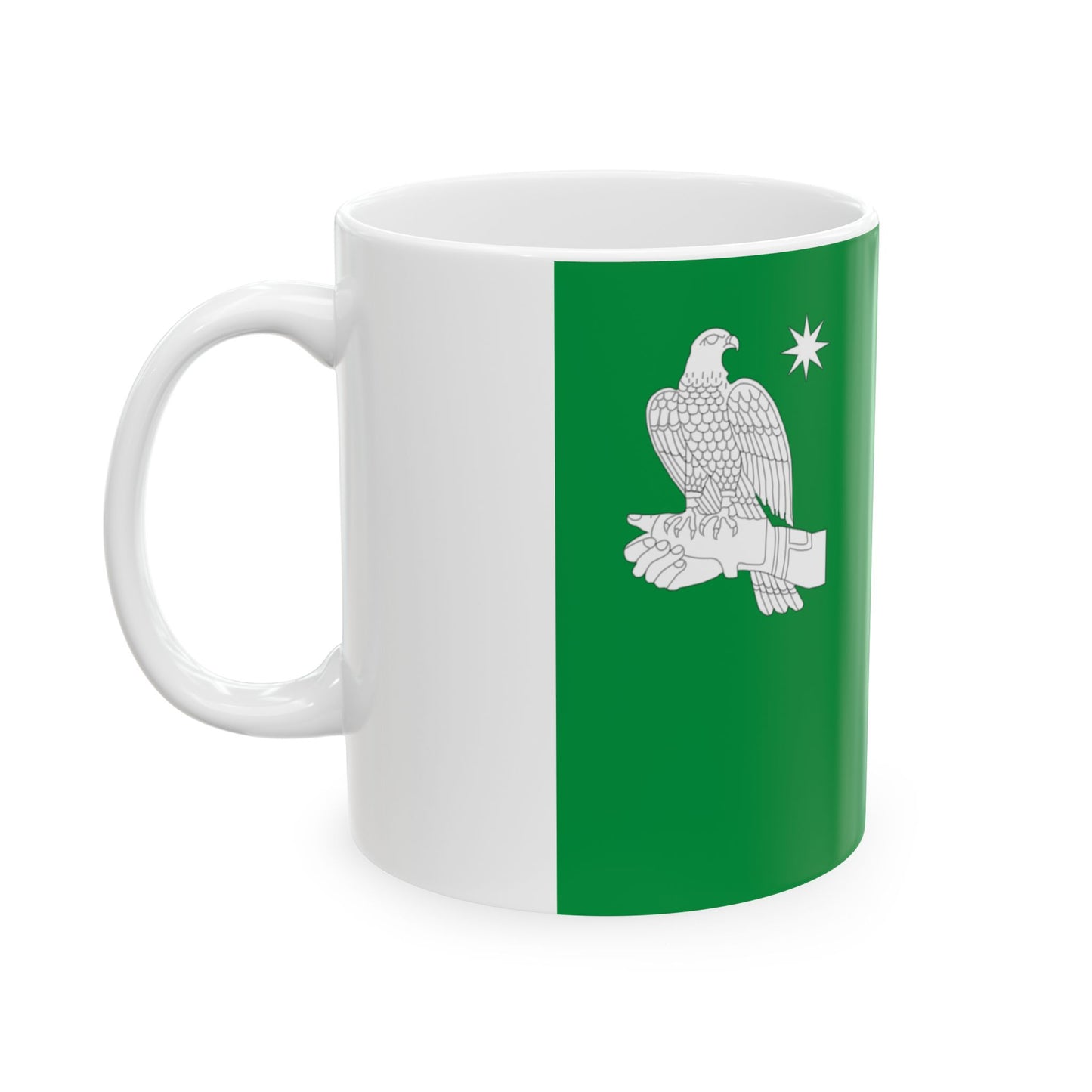 Flag of Chokhatauri Municipality (Georgia) White Coffee Mug-Go Mug Yourself
