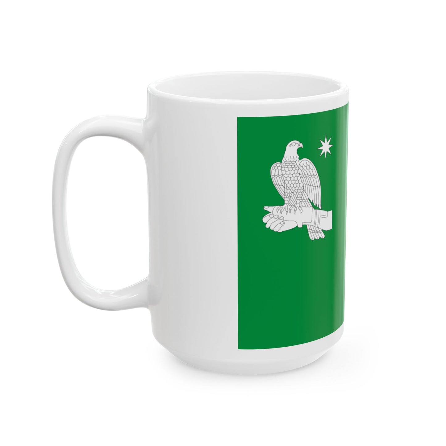 Flag of Chokhatauri Municipality (Georgia) White Coffee Mug-Go Mug Yourself