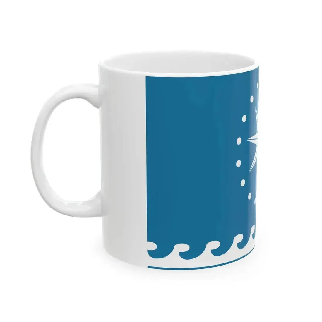 Flag of Cholpon-Ata (Kyrgyzstan) White Coffee Mug - Go Mug Yourself