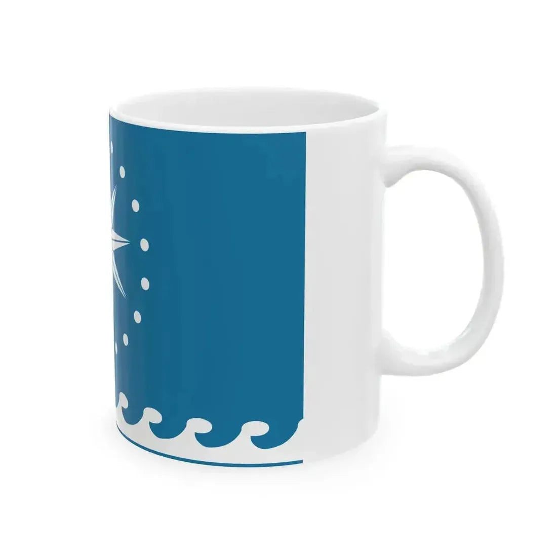 Flag of Cholpon-Ata (Kyrgyzstan) White Coffee Mug - Go Mug Yourself