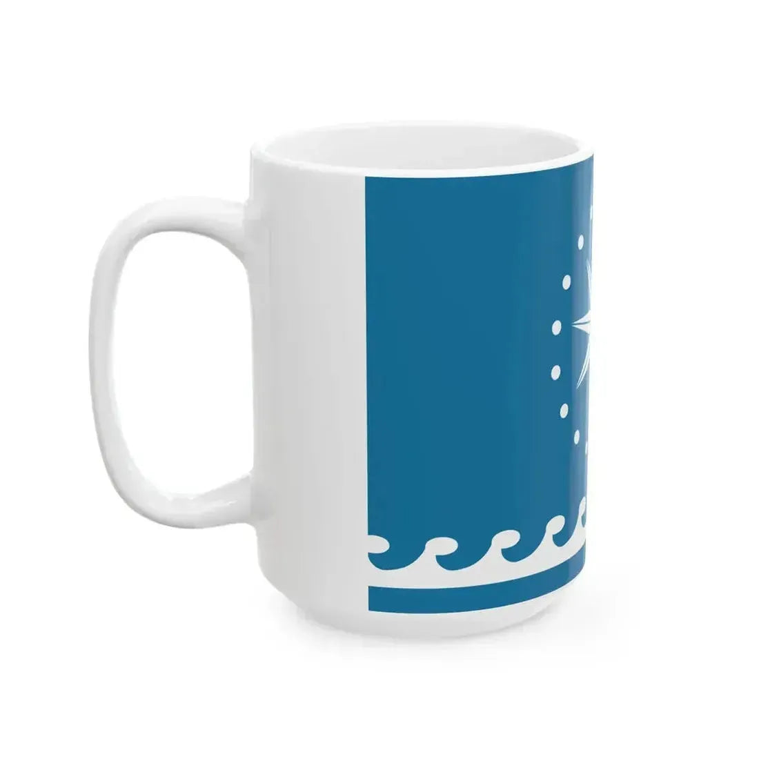 Flag of Cholpon-Ata (Kyrgyzstan) White Coffee Mug - Go Mug Yourself