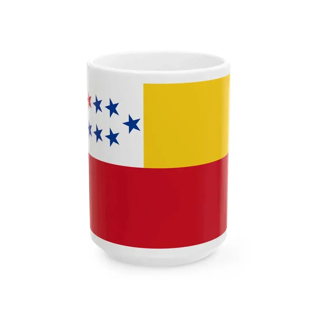 Flag of Chone (Ecuador) White Coffee Mug 15oz - Go Mug Yourself