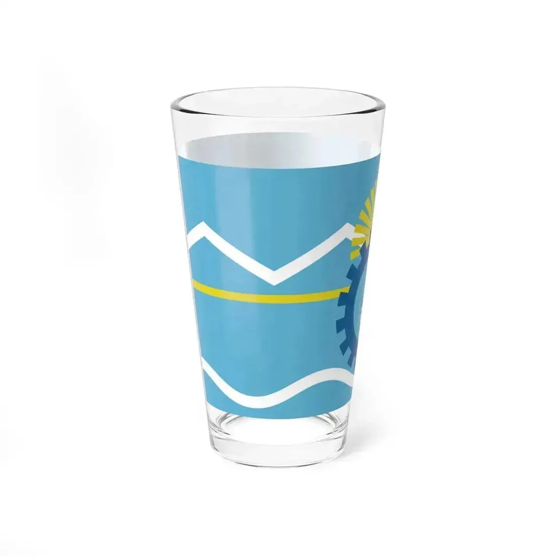 Flag of Chubut Province Argentina - Pint Glass 16oz - Go Mug Yourself