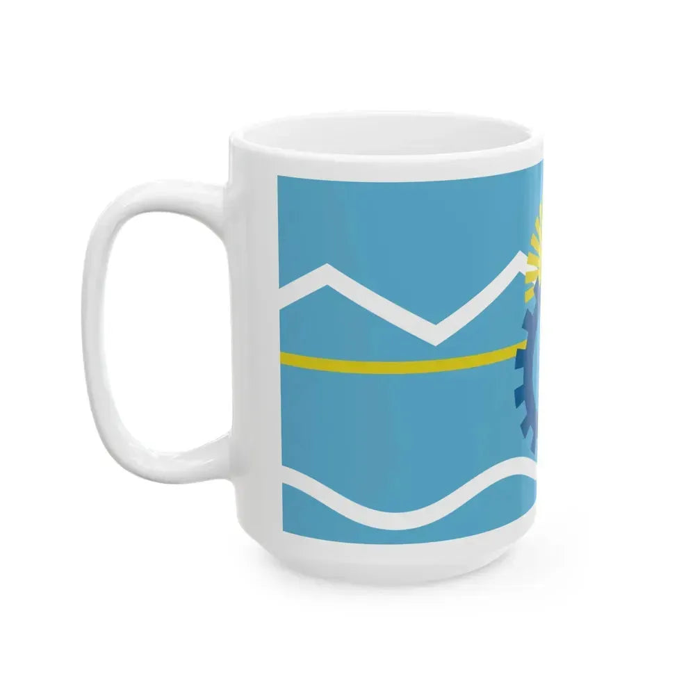Flag of Chubut Province Argentina - White Coffee Mug - Go Mug Yourself