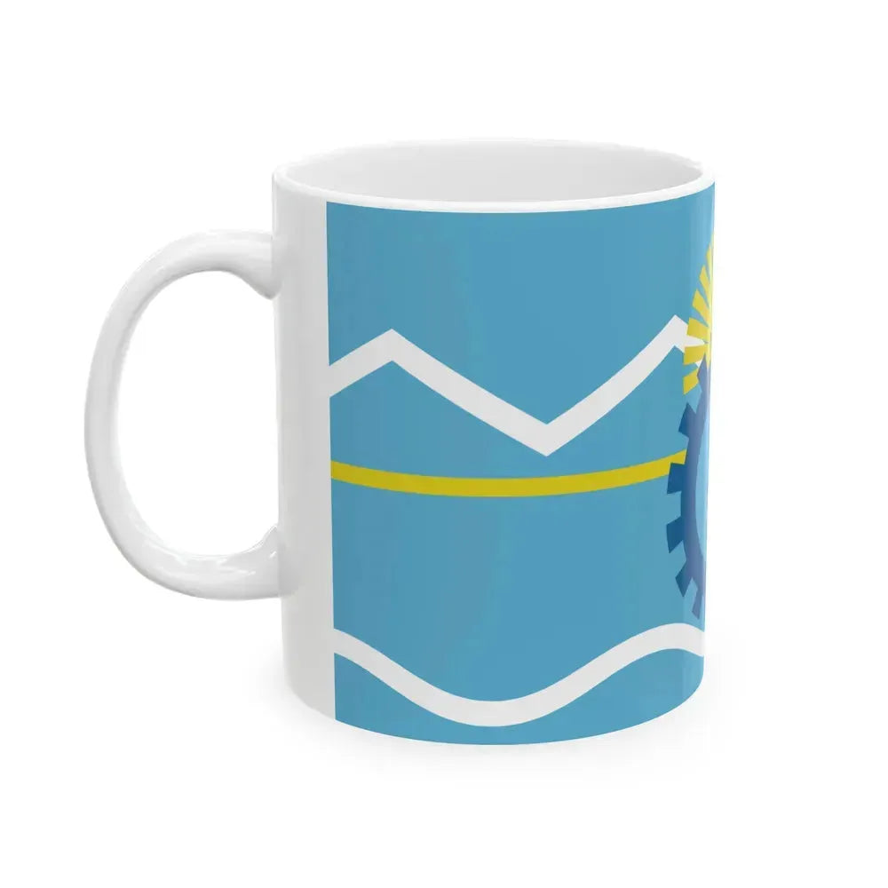 Flag of Chubut Province Argentina - White Coffee Mug - Go Mug Yourself