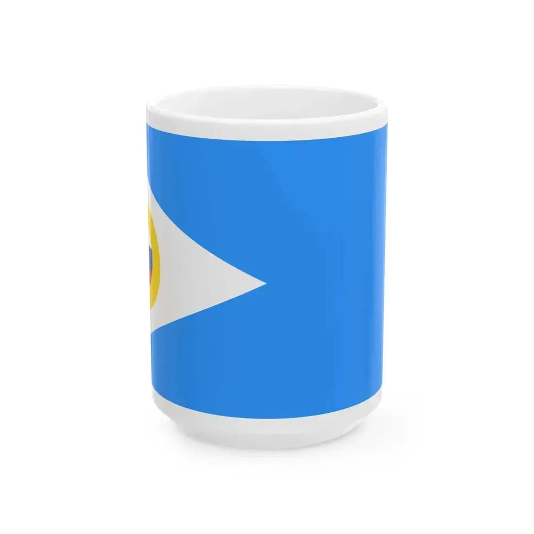 Flag of Chukotka 1994-1997 (Russia) White Coffee Mug 15oz - Go Mug Yourself