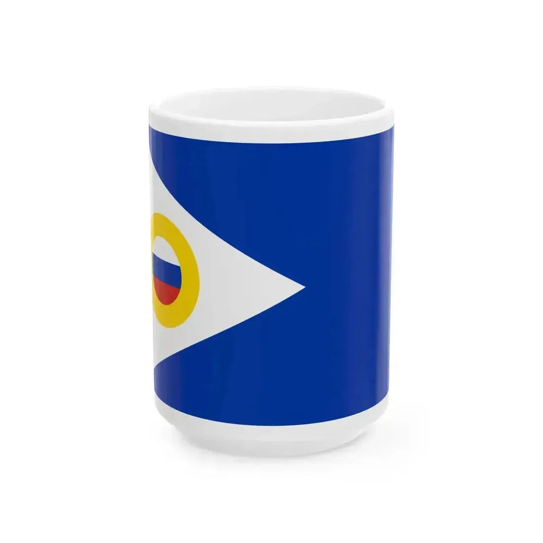 Flag of Chukotka (Russia) White Coffee Mug 15oz - Go Mug Yourself