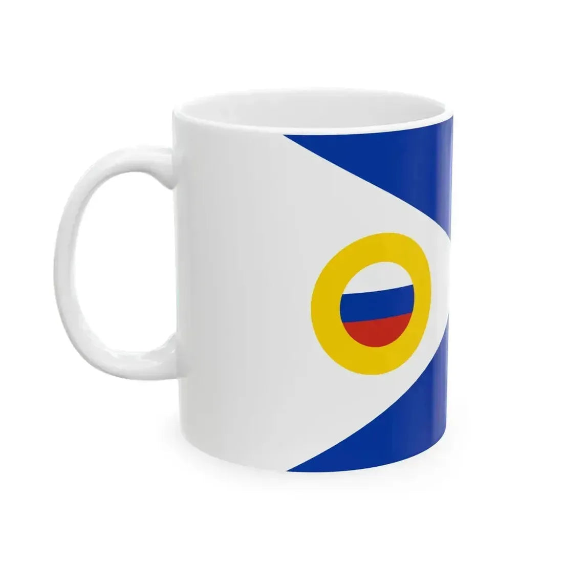 Flag of Chukotka (Russia) White Coffee Mug - Go Mug Yourself