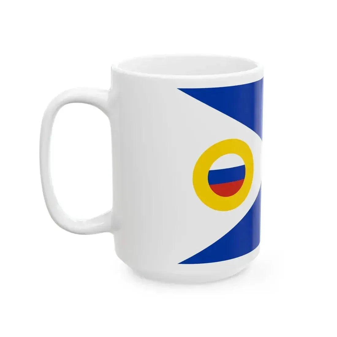 Flag of Chukotka (Russia) White Coffee Mug - Go Mug Yourself