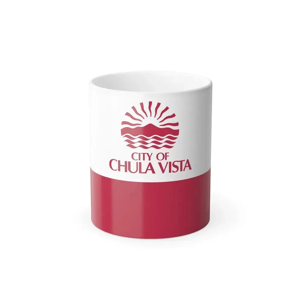 Flag of Chula Vista, California - Color Changing Coffee Mug 11oz - Go Mug Yourself