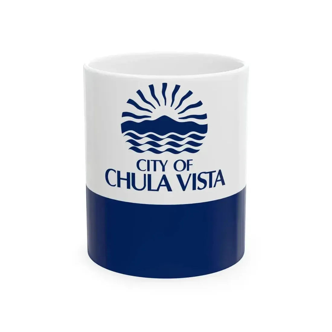 Flag of Chula Vista California (United States) White Coffee Mug 11oz - Go Mug Yourself