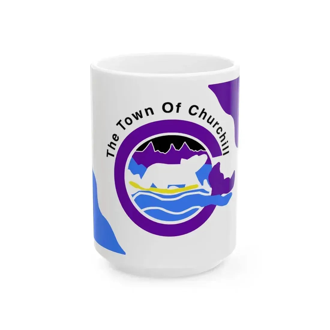 Flag of Churchill Manitoba (Canada) White Coffee Mug 15oz - Go Mug Yourself