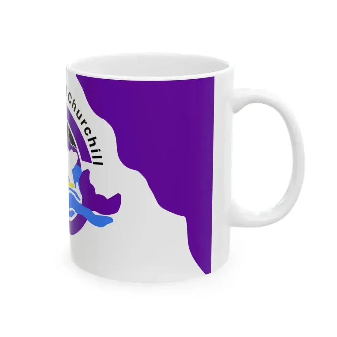 Flag of Churchill Manitoba (Canada) White Coffee Mug - Go Mug Yourself