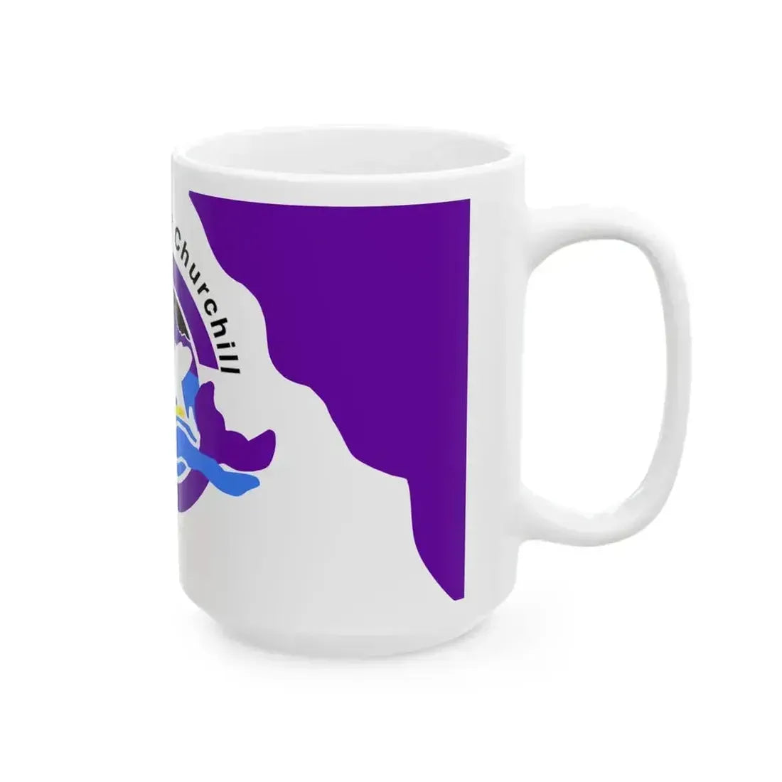 Flag of Churchill Manitoba (Canada) White Coffee Mug - Go Mug Yourself