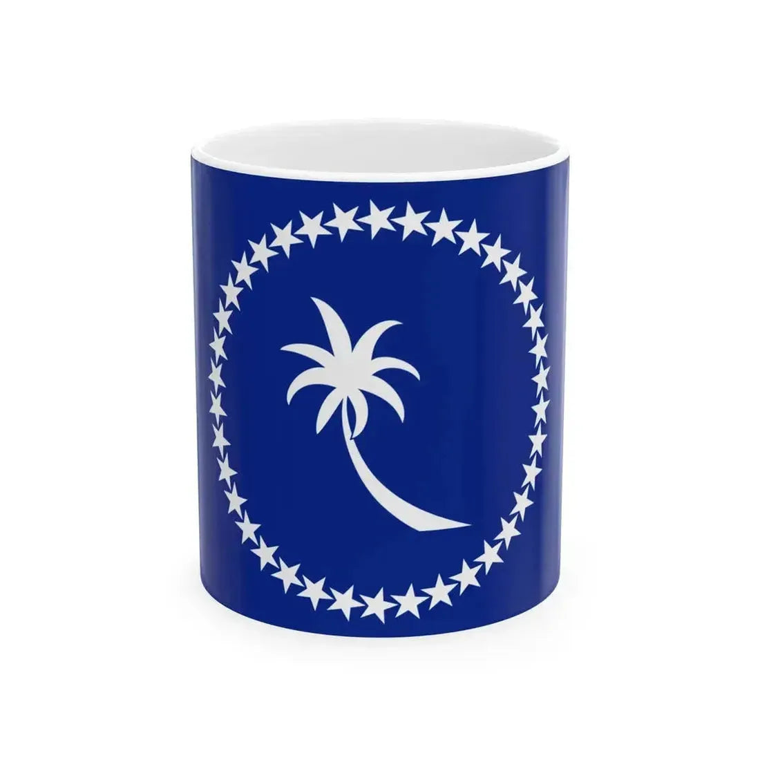 Flag of Chuuk (Micronesia) White Coffee Mug 11oz - Go Mug Yourself