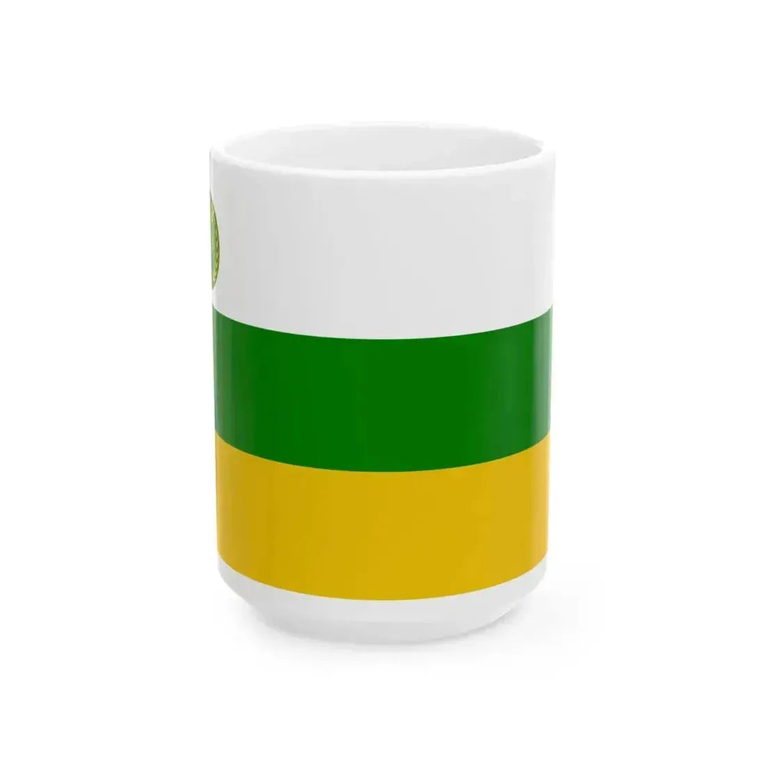 Flag of Chuy Province (Kyrgyzstan) White Coffee Mug 15oz - Go Mug Yourself
