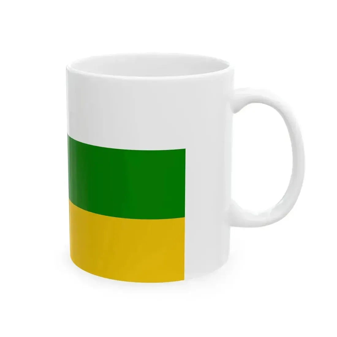 Flag of Chuy Province (Kyrgyzstan) White Coffee Mug - Go Mug Yourself