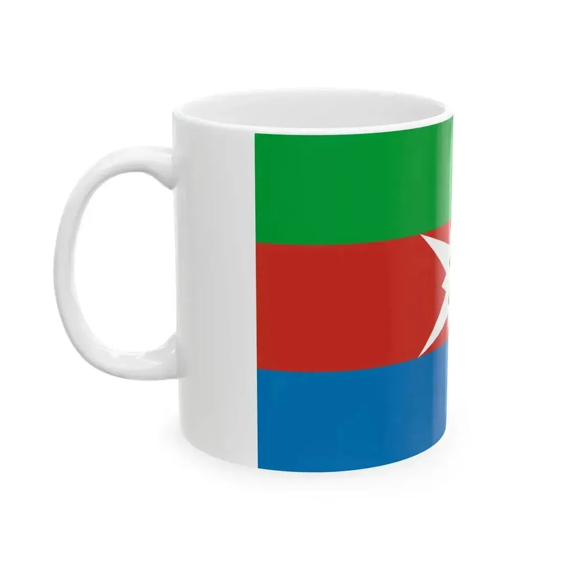 Flag of Chyormoz Perm krai 2003 (Russia) White Coffee Mug - Go Mug Yourself