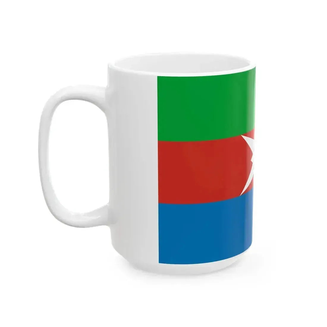 Flag of Chyormoz Perm krai 2003 (Russia) White Coffee Mug - Go Mug Yourself