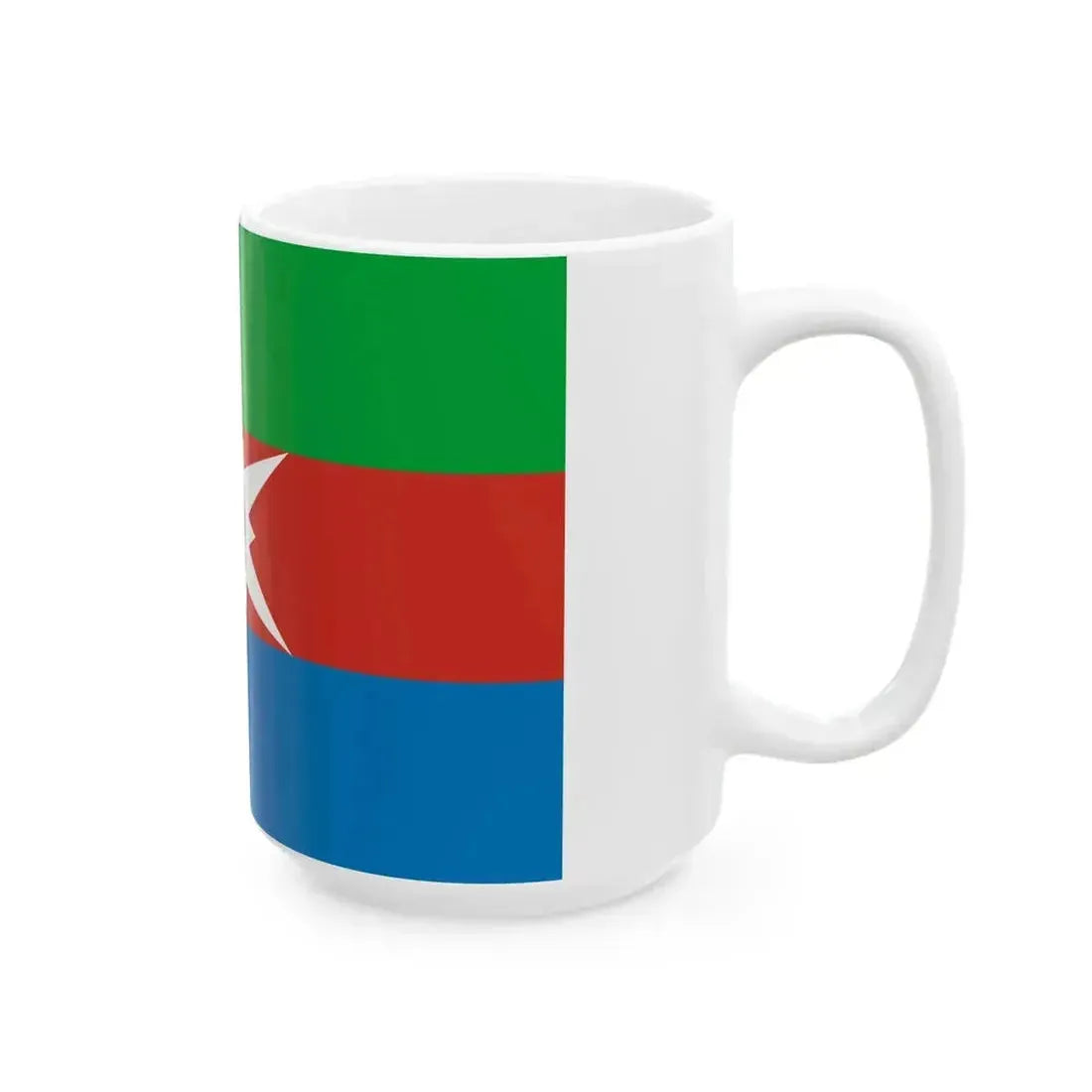 Flag of Chyormoz Perm krai 2003 (Russia) White Coffee Mug - Go Mug Yourself