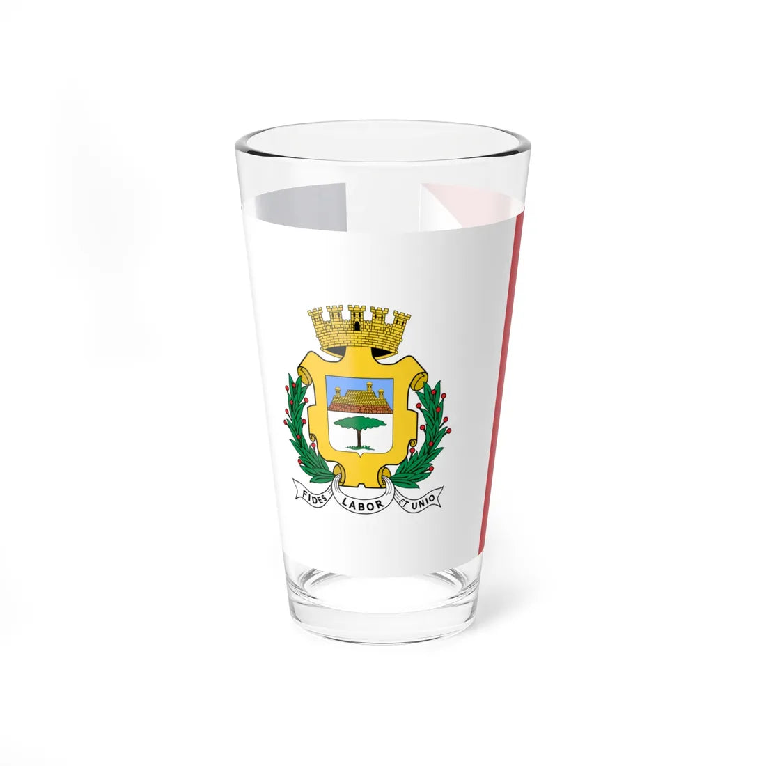 Flag of Cienfuegos Cuba (Cuba) Pint Glass 16oz 16oz - Go Mug Yourself