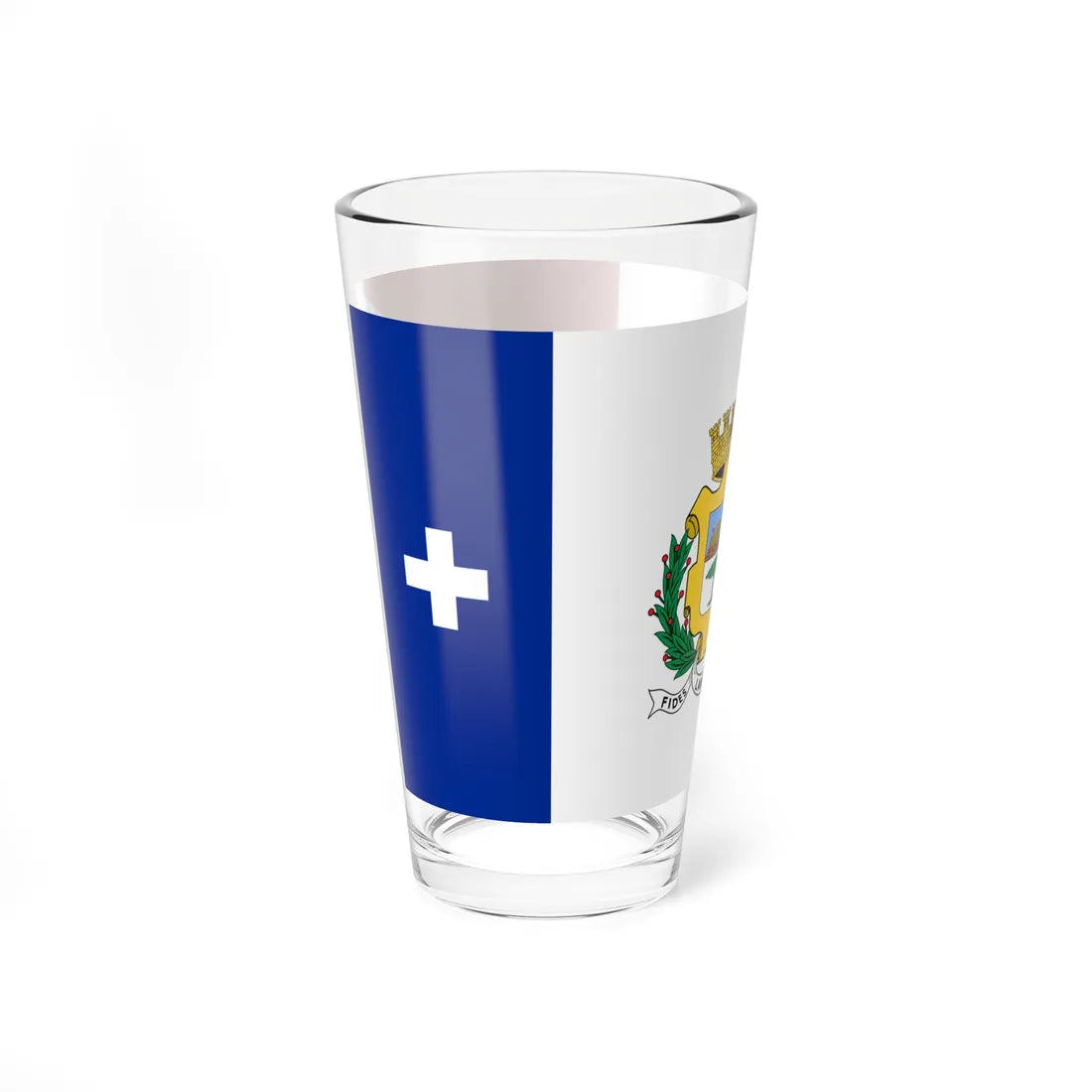 Flag of Cienfuegos Cuba (Cuba) Pint Glass 16oz - Go Mug Yourself