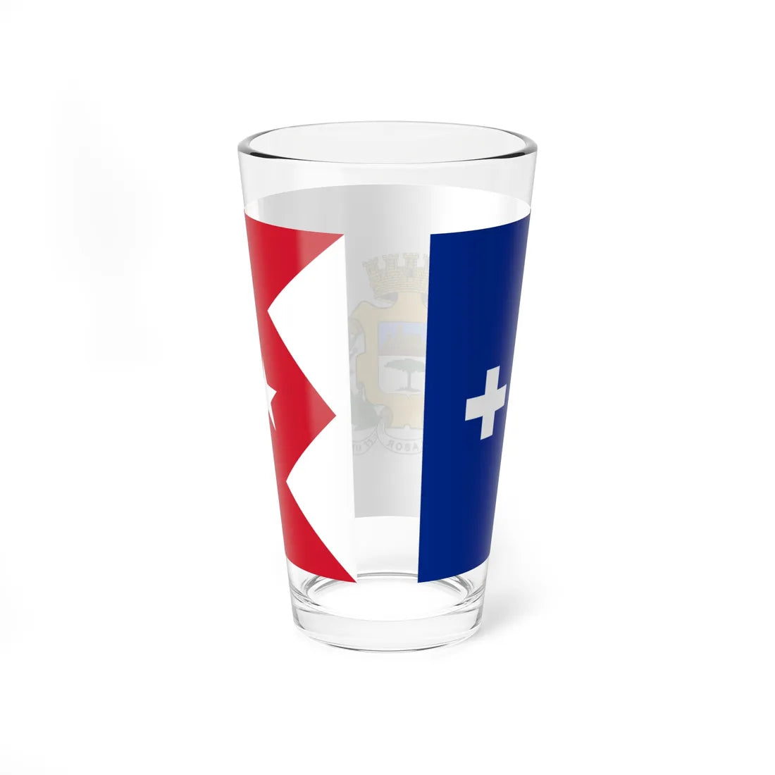 Flag of Cienfuegos Cuba (Cuba) Pint Glass 16oz - Go Mug Yourself