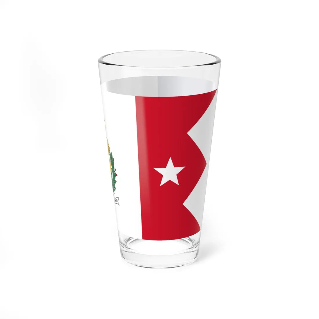 Flag of Cienfuegos Cuba (Cuba) Pint Glass 16oz - Go Mug Yourself