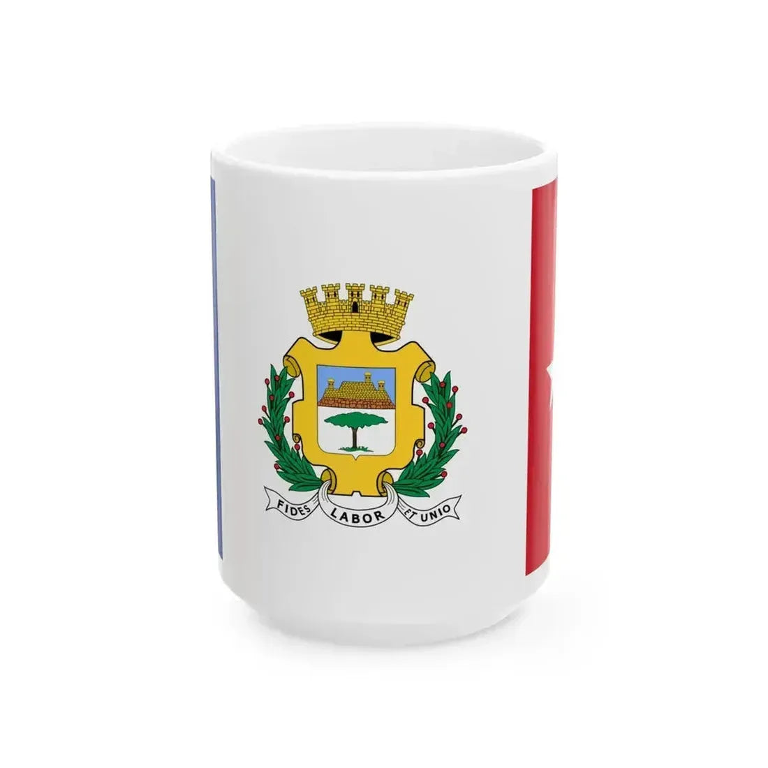 Flag of Cienfuegos Cuba (Cuba) White Coffee Mug 15oz - Go Mug Yourself