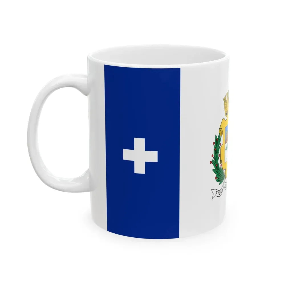 Flag of Cienfuegos Cuba (Cuba) White Coffee Mug - Go Mug Yourself