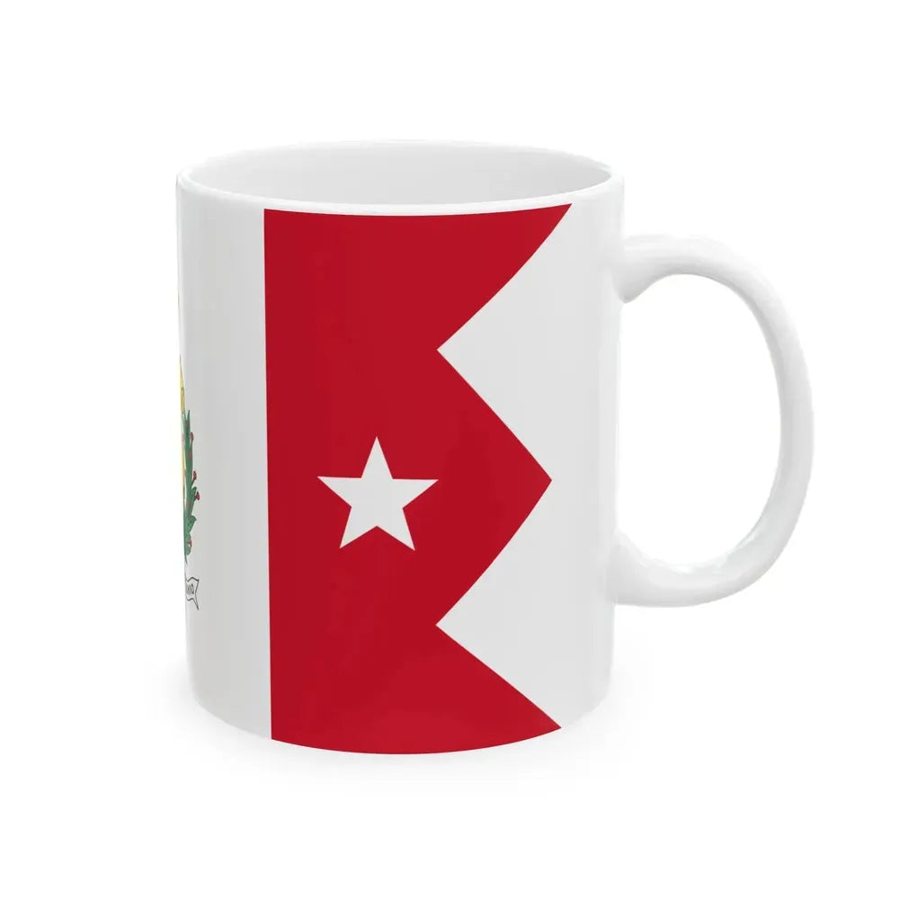 Flag of Cienfuegos Cuba (Cuba) White Coffee Mug - Go Mug Yourself