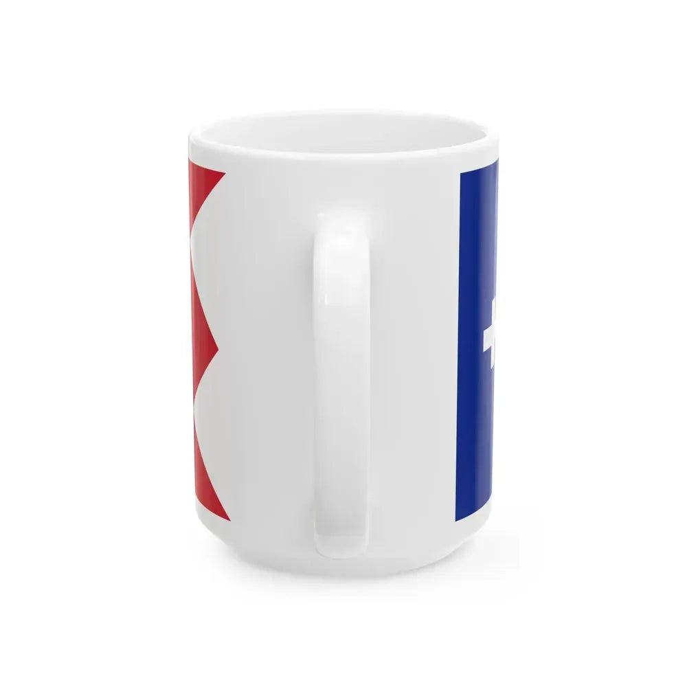 Flag of Cienfuegos Cuba (Cuba) White Coffee Mug - Go Mug Yourself
