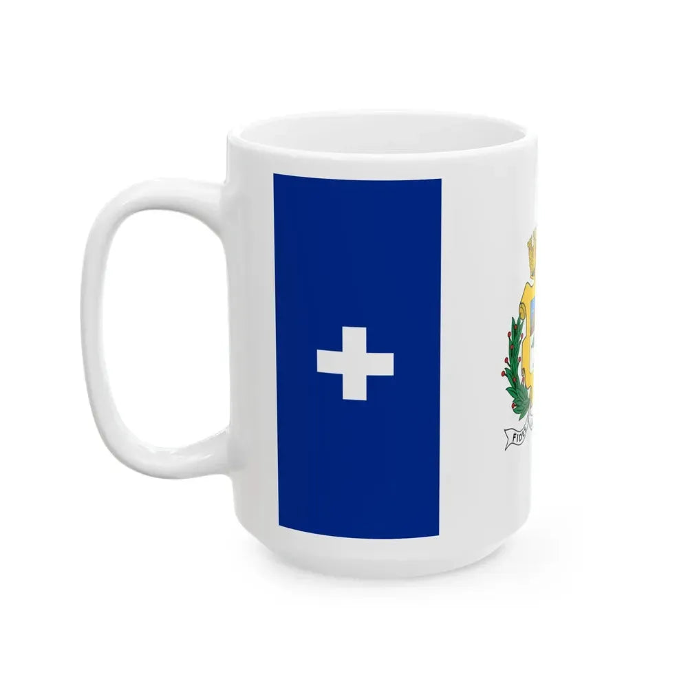 Flag of Cienfuegos Cuba (Cuba) White Coffee Mug - Go Mug Yourself