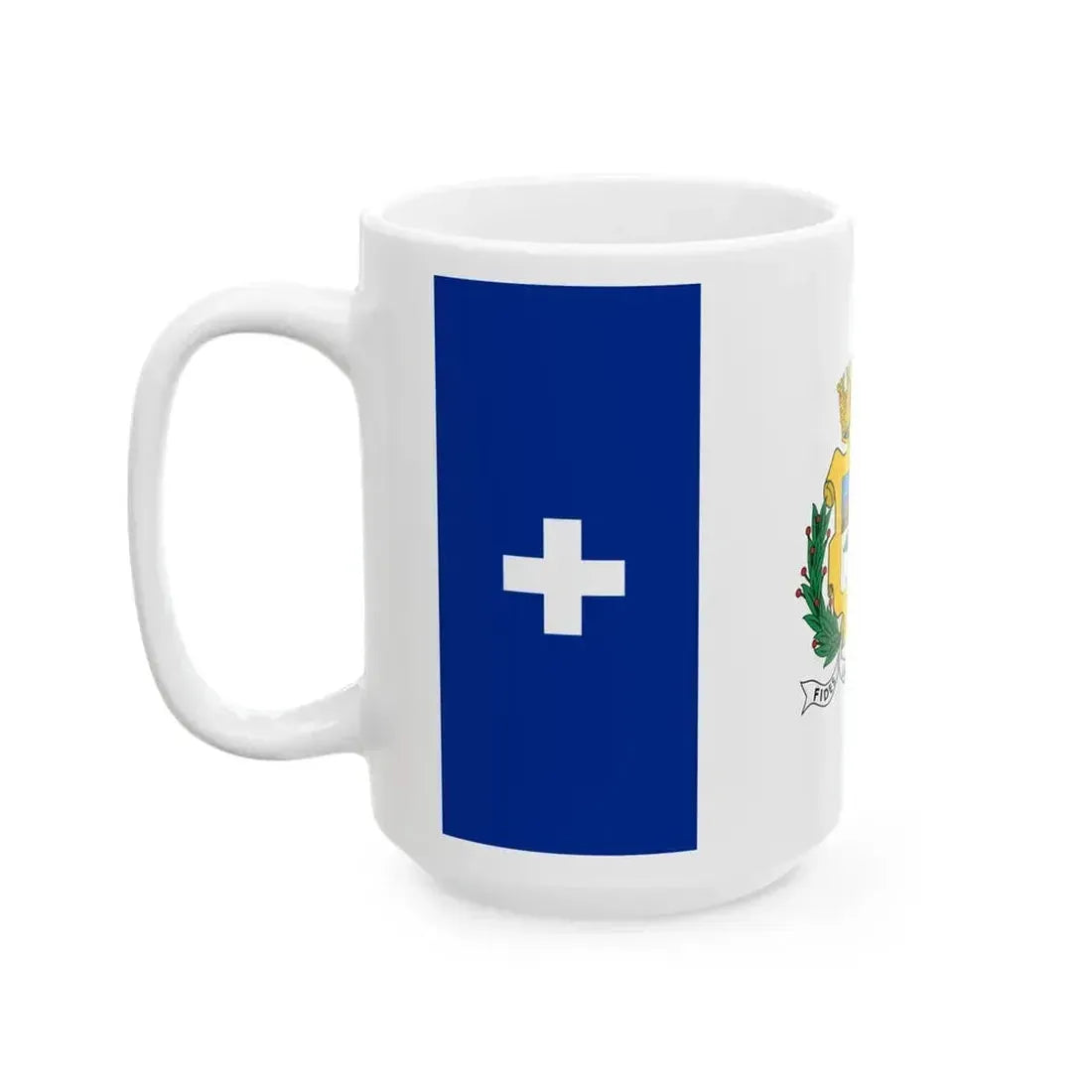 Flag of Cienfuegos Cuba (Cuba) White Coffee Mug - Go Mug Yourself