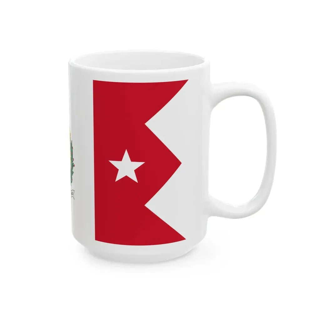 Flag of Cienfuegos Cuba (Cuba) White Coffee Mug - Go Mug Yourself