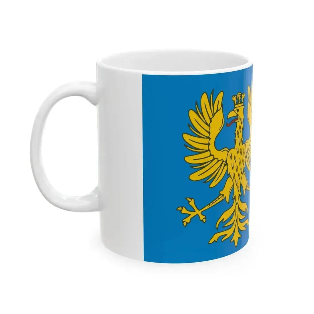 Flag of Cieszyn Silesia (Poland) White Coffee Mug - Go Mug Yourself