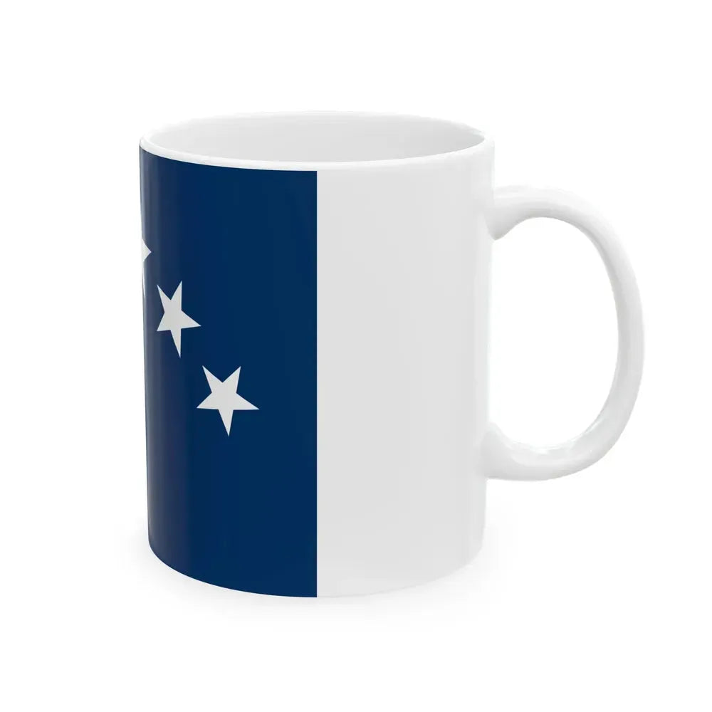 Flag of Cimarron Kansas (United States) White Coffee Mug - Go Mug Yourself