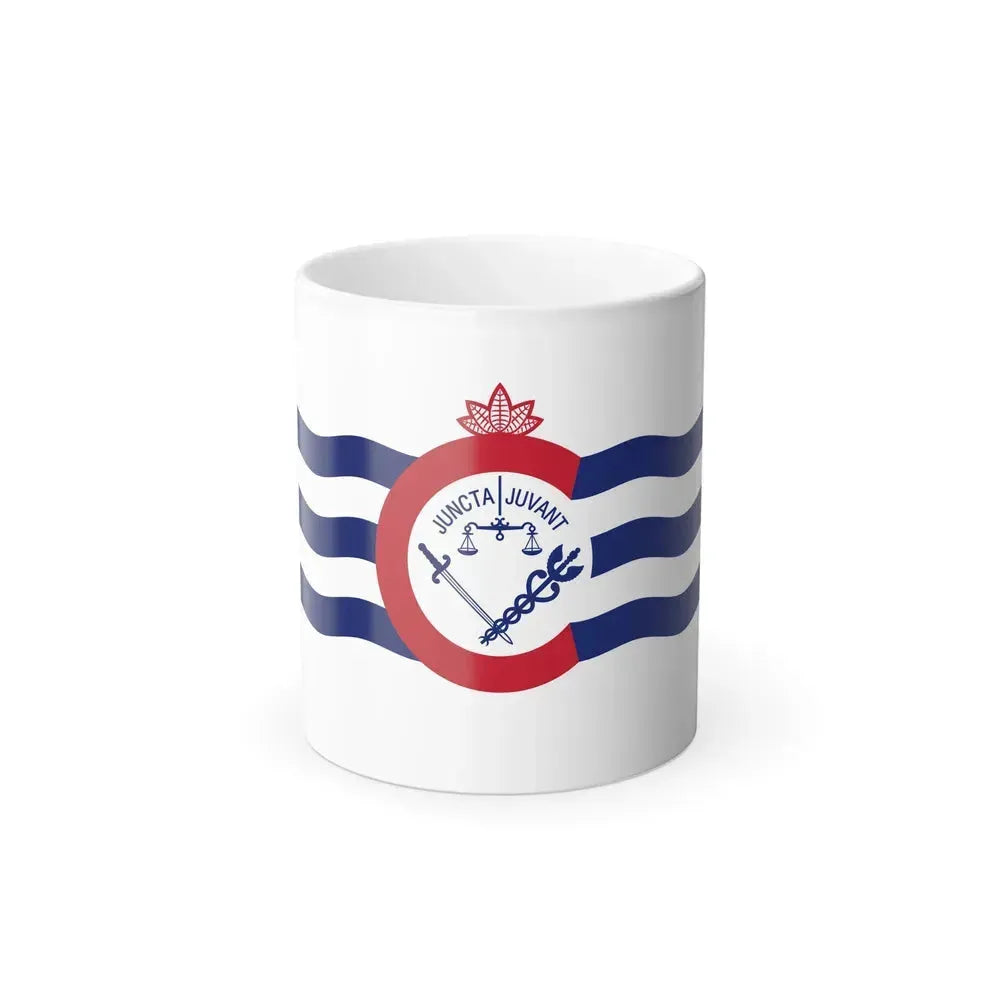 Flag of Cincinnati, Ohio - Color Changing Coffee Mug 11oz - Go Mug Yourself