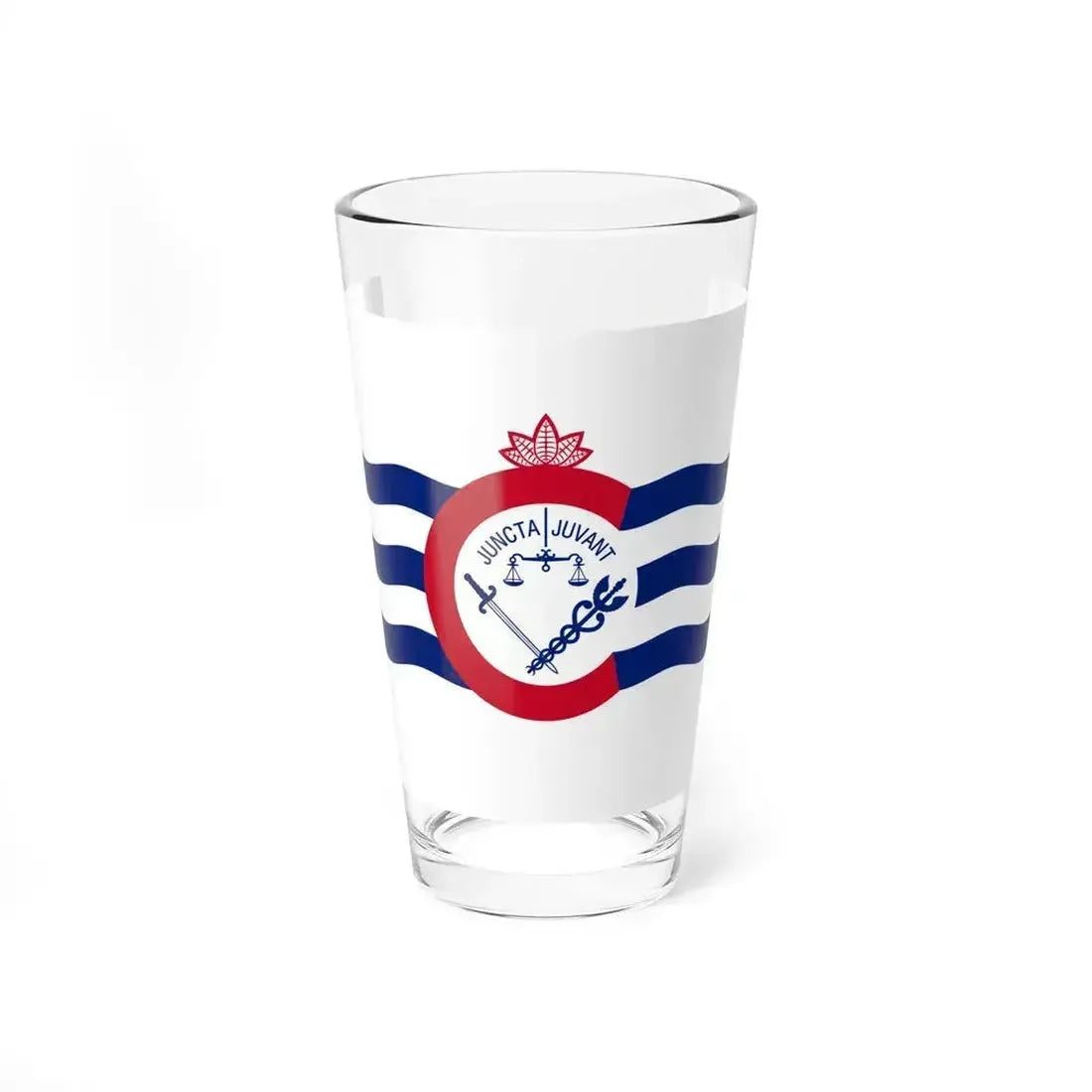 Flag of Cincinnati, Ohio - Pint Glass 16oz 16oz - Go Mug Yourself