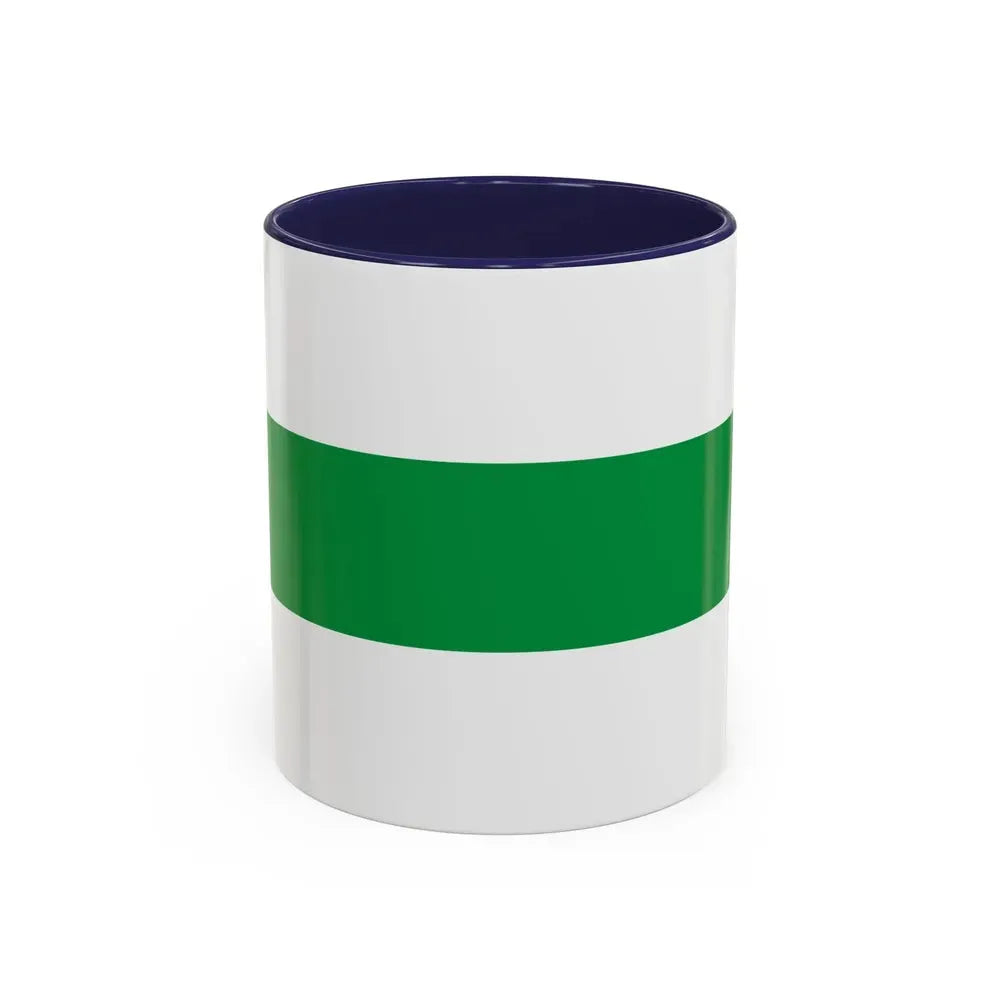 Flag of City of Groningen the capital of the province of Groningen Netherlands - Accent Coffee Mug 11oz Navy - Go Mug Yourself