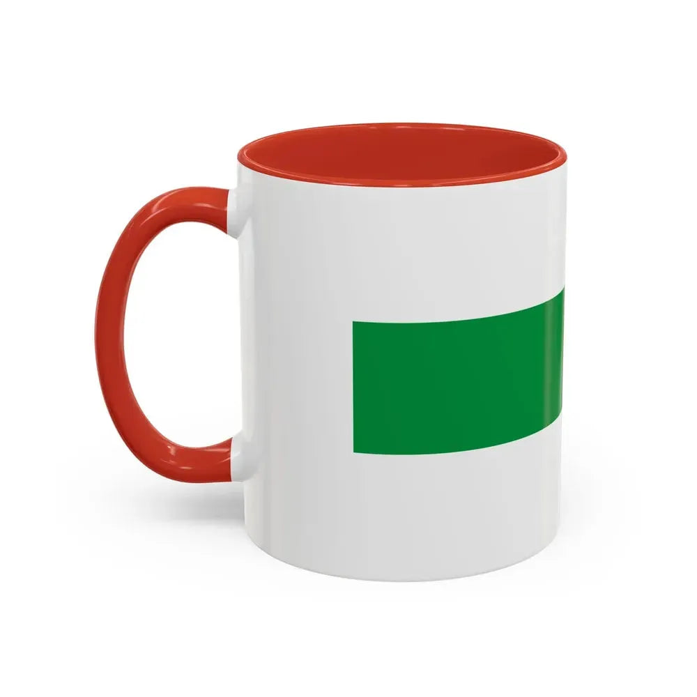 Flag of City of Groningen the capital of the province of Groningen Netherlands - Accent Coffee Mug - Go Mug Yourself